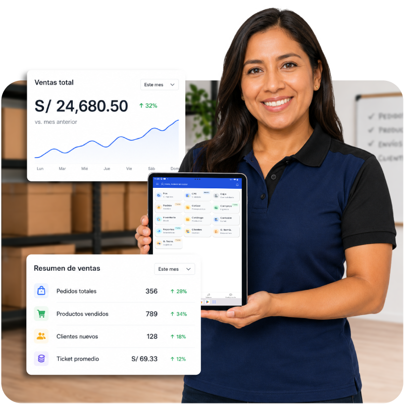Reportes de ventas en tiempo real Brain Tech